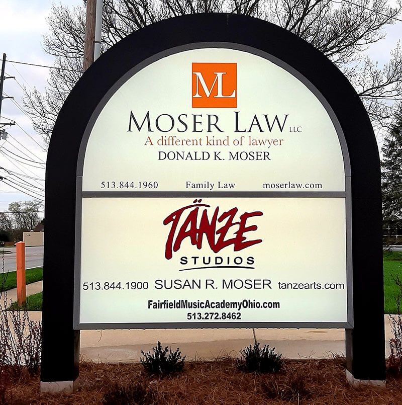 Photo of the firm's sign