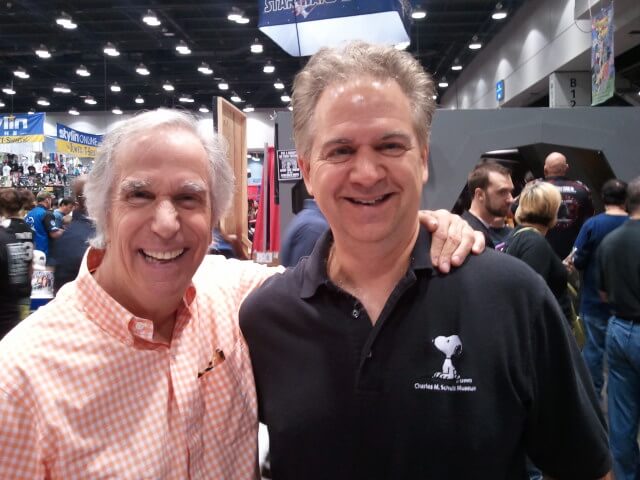 Photo of attorney Donald K. Moser with actor Henry Winkler